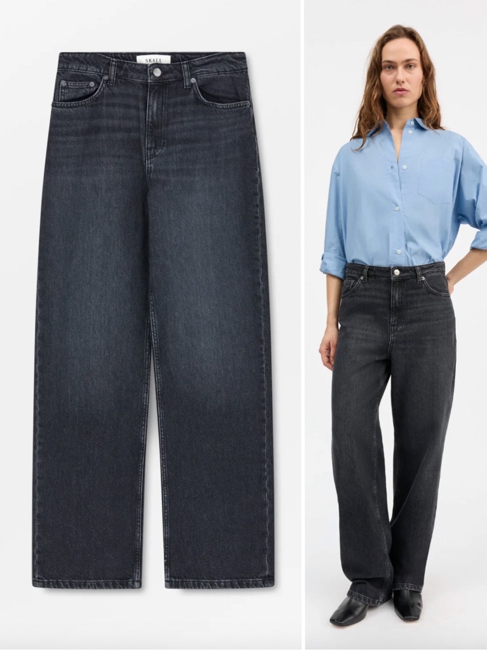 Skall Maddy Straight Jeans Black